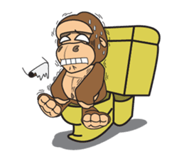 Little Gorilla sticker #6027501
