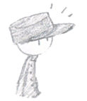 Black cap sticker #6027784