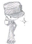 Black cap sticker #6027798