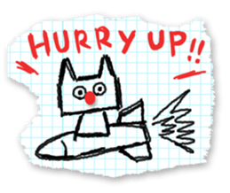 Thrown-out letters! sticker #6027854