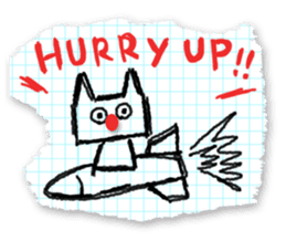 Thrown-out letters! sticker #6027854