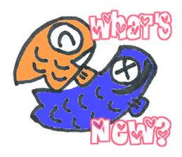 Carp-chan will have daily conversation sticker #6027867