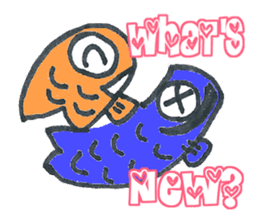 Carp-chan will have daily conversation sticker #6027867