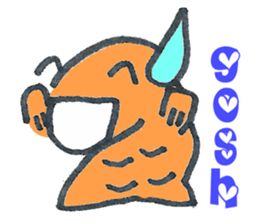 Carp-chan will have daily conversation sticker #6027874