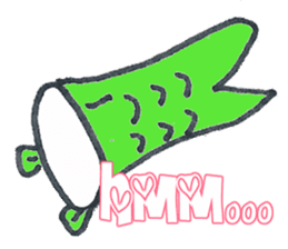 Carp-chan will have daily conversation sticker #6027875