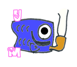 Carp-chan will have daily conversation sticker #6027879