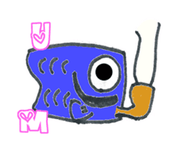 Carp-chan will have daily conversation sticker #6027879