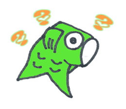 Carp-chan will have daily conversation sticker #6027884