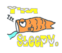 Carp-chan will have daily conversation sticker #6027893