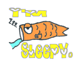 Carp-chan will have daily conversation sticker #6027893