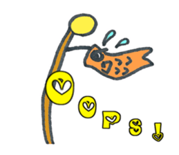 Carp-chan will have daily conversation sticker #6027898