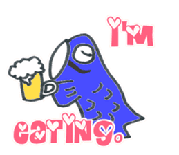 Carp-chan will have daily conversation sticker #6027902