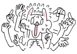 Panic Bunny sticker #6027910