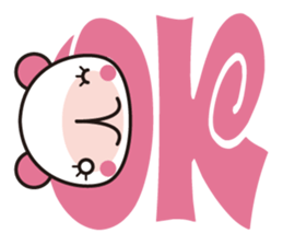 Every day of pink bear sticker #6027984