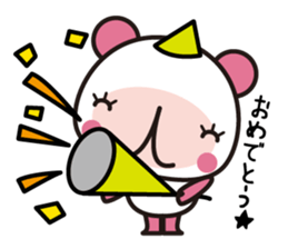 Every day of pink bear sticker #6027992