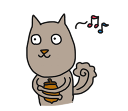 A Funny Squirrel sticker #6029286