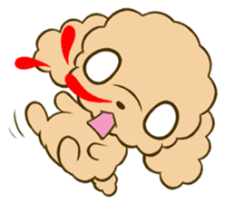 poodletan 2 sticker #6029519