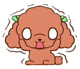 poodletan 2 sticker #6029540