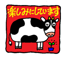 Cow Spot Chihuahua Dog Greeting Messages sticker #6029710