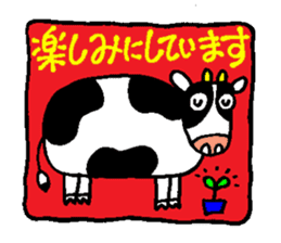 Cow Spot Chihuahua Dog Greeting Messages sticker #6029710