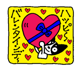 Cow Spot Chihuahua Dog Greeting Messages sticker #6029735