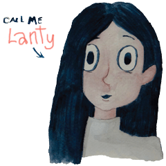 Lanty with her teddy