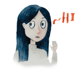 Lanty with her teddy sticker #6029795