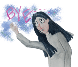 Lanty with her teddy sticker #6029797