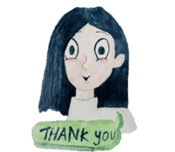 Lanty with her teddy sticker #6029799