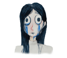 Lanty with her teddy sticker #6029813