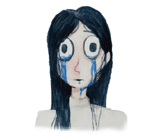 Lanty with her teddy sticker #6029813