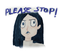 Lanty with her teddy sticker #6029833