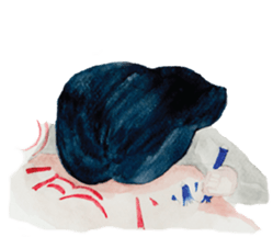 Lanty with her teddy sticker #6029851