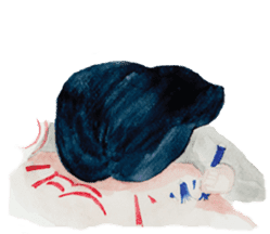 Lanty with her teddy sticker #6029851