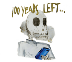 Lanty with her teddy sticker #6029857