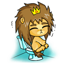 King and princess sweet world sticker #6030025