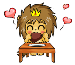 King and princess sweet world sticker #6030028