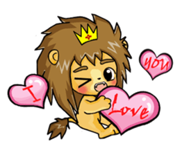 King and princess sweet world sticker #6030032