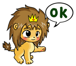 King and princess sweet world sticker #6030034