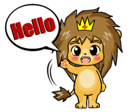 King and princess sweet world sticker #6030045