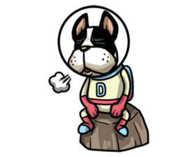 Space Dog sticker #6030161