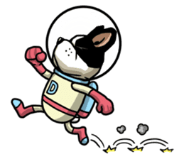 Space Dog sticker #6030162