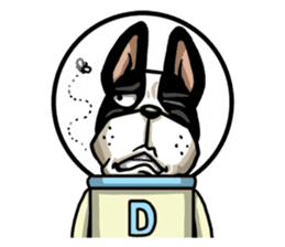 Space Dog sticker #6030170