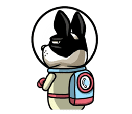 Space Dog sticker #6030179