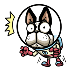 Space Dog sticker #6030180