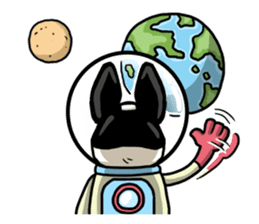 Space Dog sticker #6030182