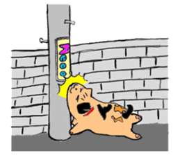 Cleaning imageup charactor sticker #6030903