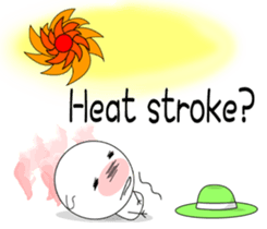 It's so hot today. sticker #6031280