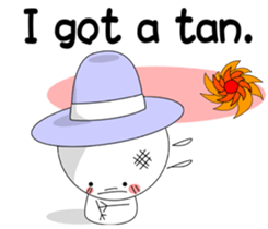 It's so hot today. sticker #6031281