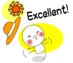 It's so hot today. sticker #6031291